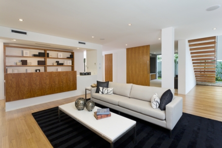retouched house photo